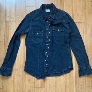 Levi's Women's Indigo Button Down Shirt